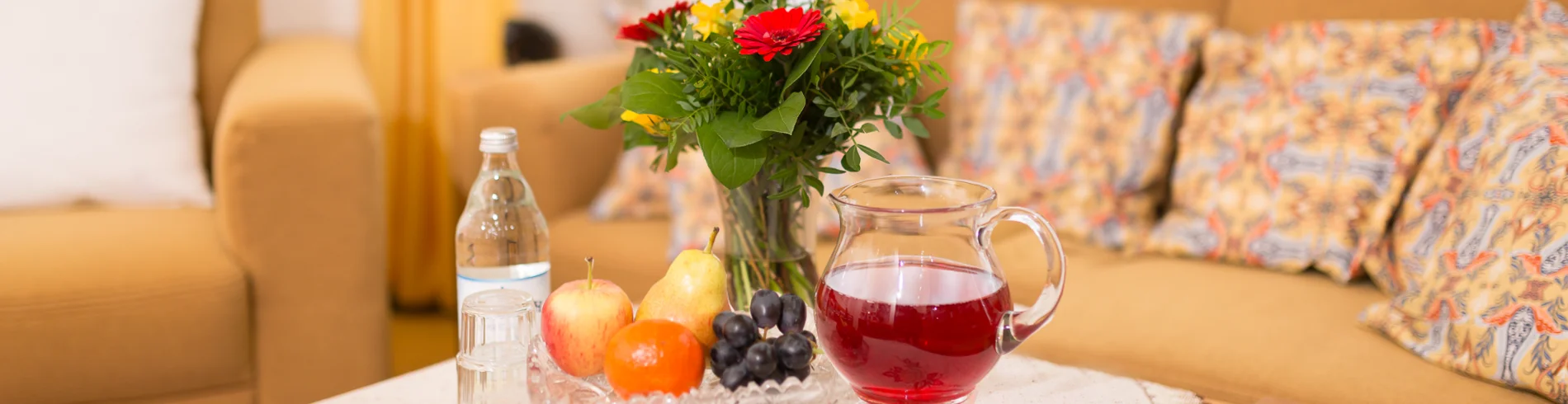 Detailansicht eines Bewohnerzimmers des Seniorenhauses